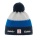 Eisbär Wintermütze Star SP mit Bommel (Pompon) blau/weiss Kinder